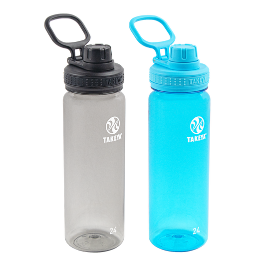 tritan-water-bottle-bundle-with-spout-lid-2-pack-a3 51688-Tritan-Spout-24-2pk-StormyBlack-BreezyBlue-angle_47de1ebc-7e67-4a88-abe1-6dfbee34e6a6.png