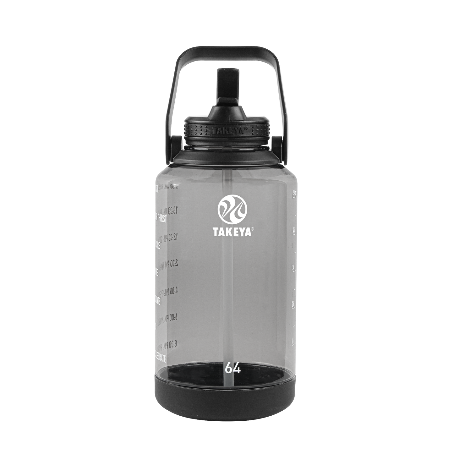 tritan-motivational-water-bottle-with-straw-lid-l3 54145-Tritan-Straw-Motivational-64-StormyBlack-front.png